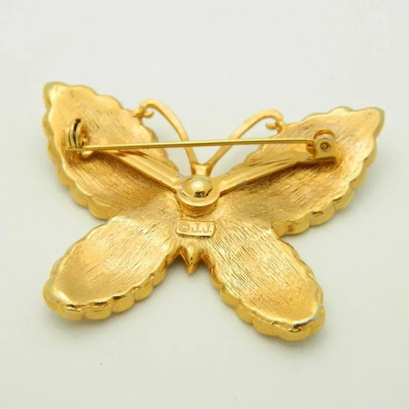JJ Pastel Enamel Butterfly Pin - Picture 4 of 4